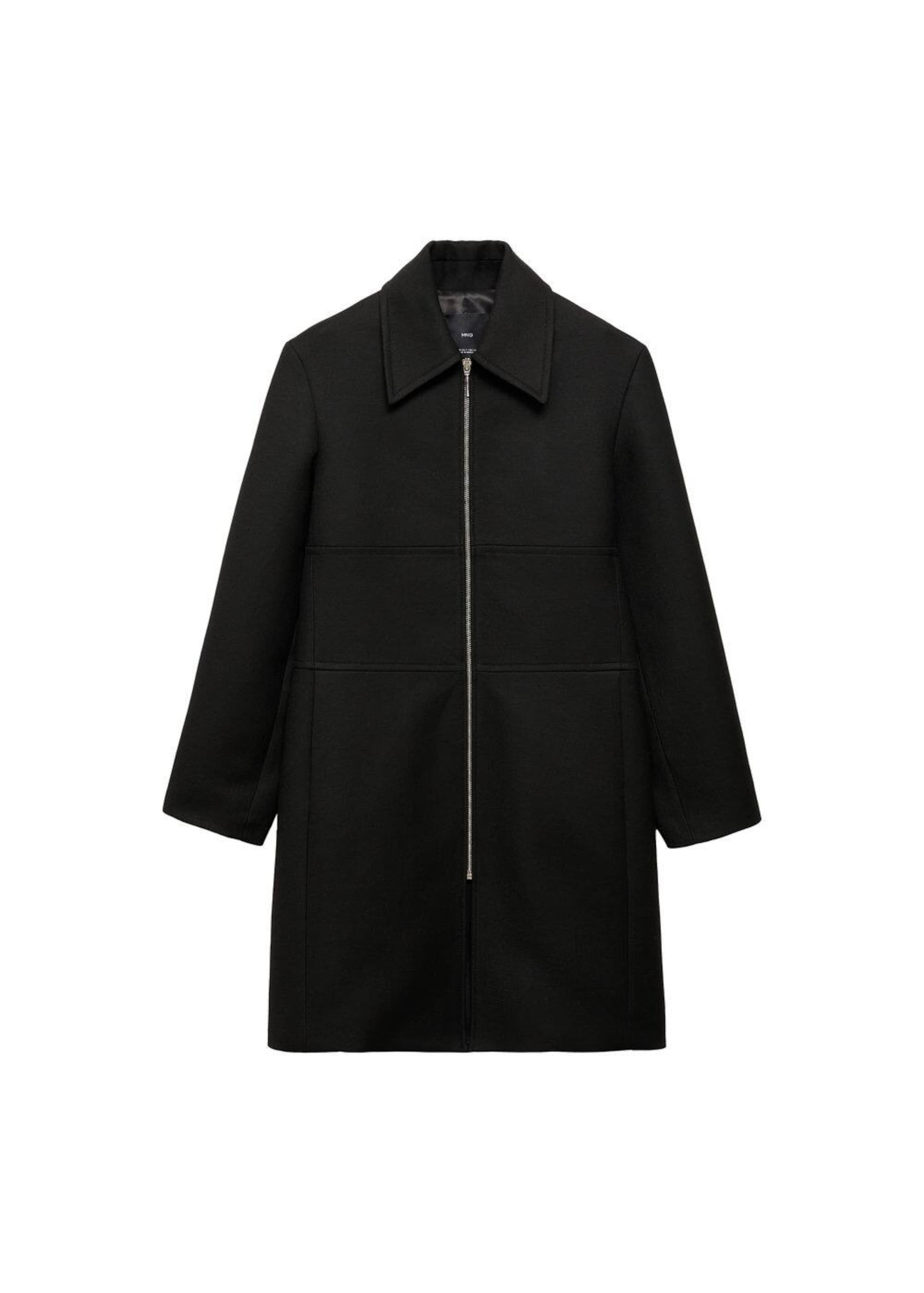 MANGO Mantel 'Dilly' in Schwarz: Vorderseite