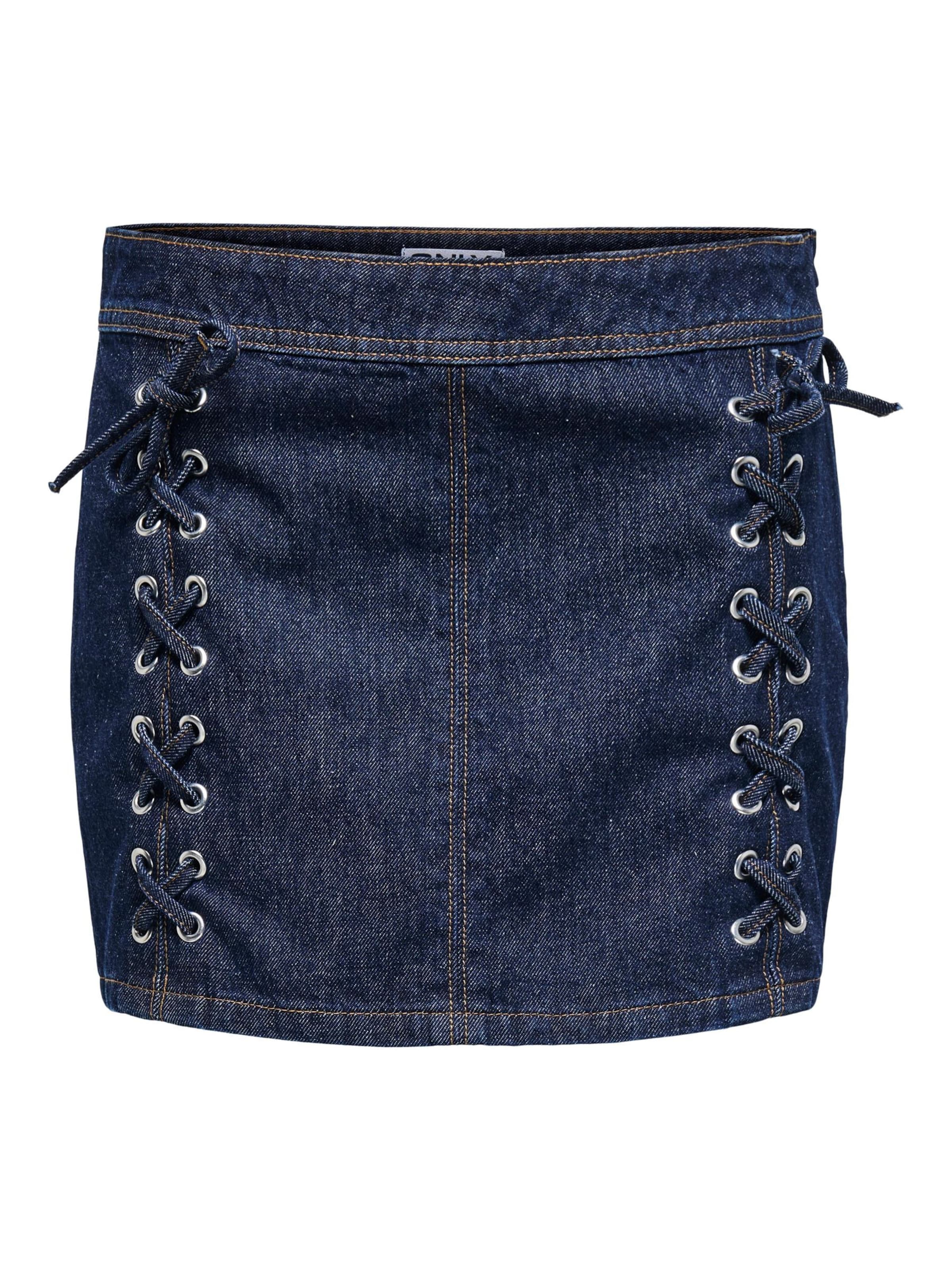 ONLY Falda 'ELVIRA' en azul / azul denim, Vista del producto