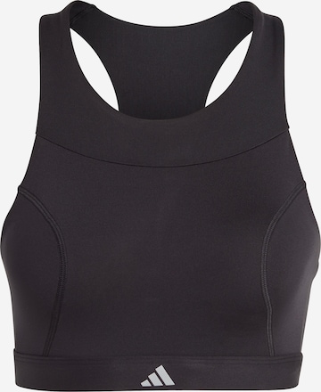 ADIDAS PERFORMANCE Medium Support Sports Bra 'Medium-Support' in Black: front