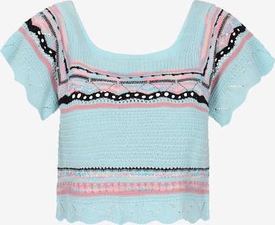 IZIA Neulepaita 'Boho' värissä vesi / roosa / musta, Tuotenäkymä