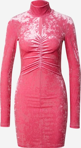 PATRIZIA PEPE Платье в Ярко-розовый: спереди