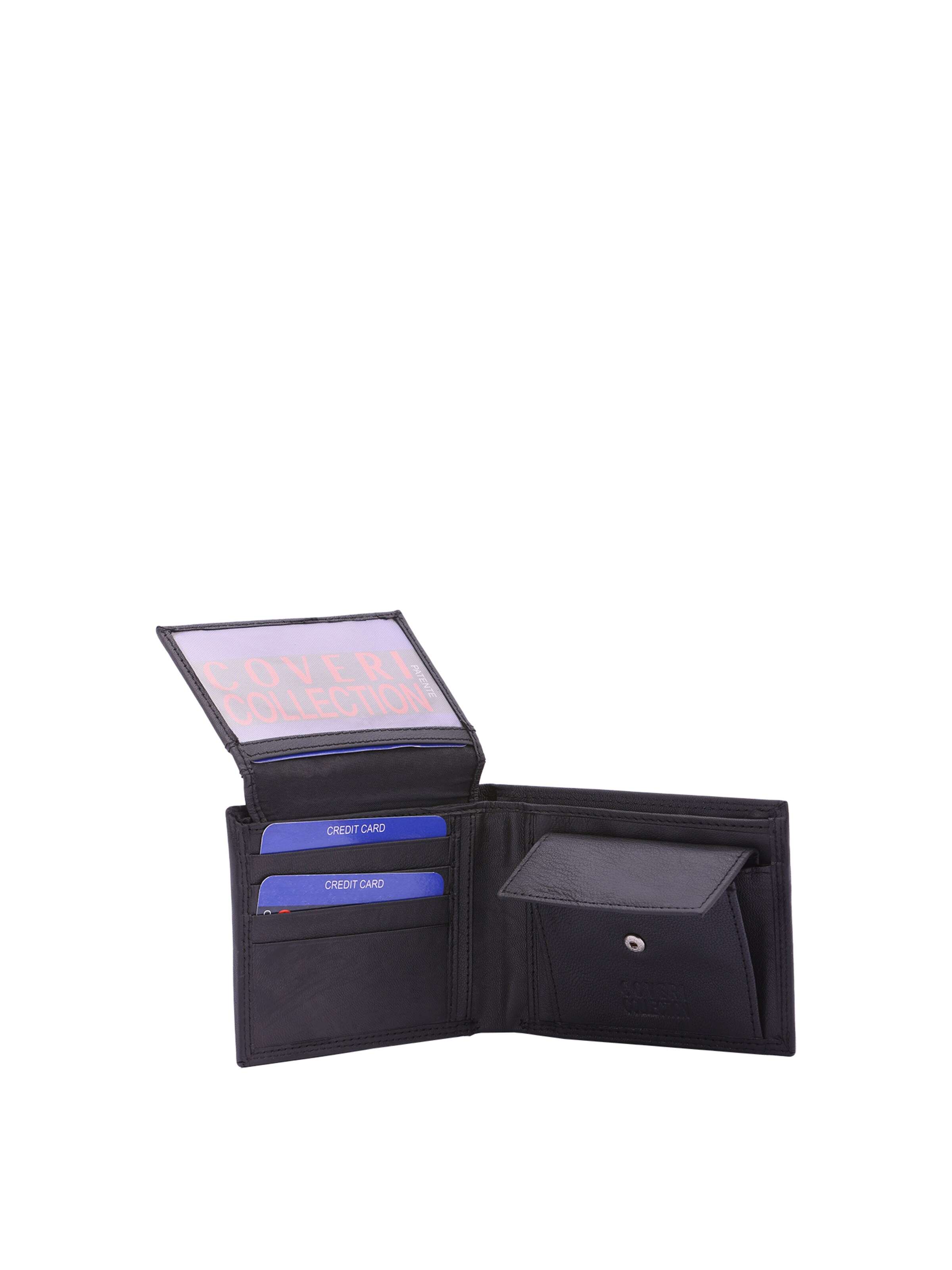 Portamonete di Enrico Coveri in nero: frontale