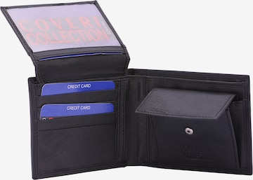 Enrico Coveri Portemonnaie in Schwarz: Vorderseite