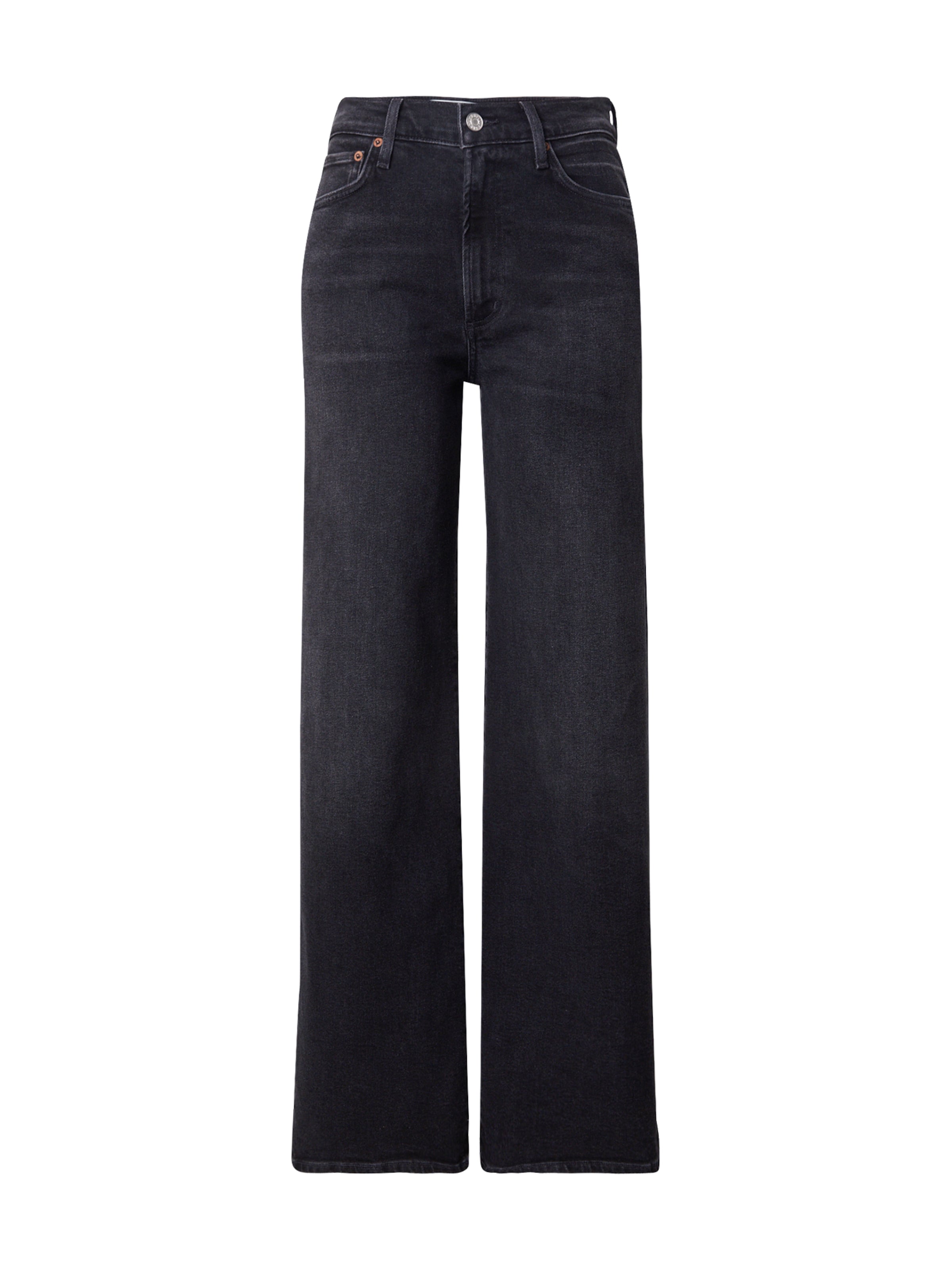 regular Jeans di AGOLDE in nero: frontale