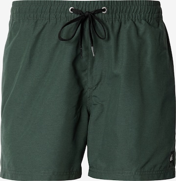 QUIKSILVER Badshorts 'SOLID 15' i grön: framsida