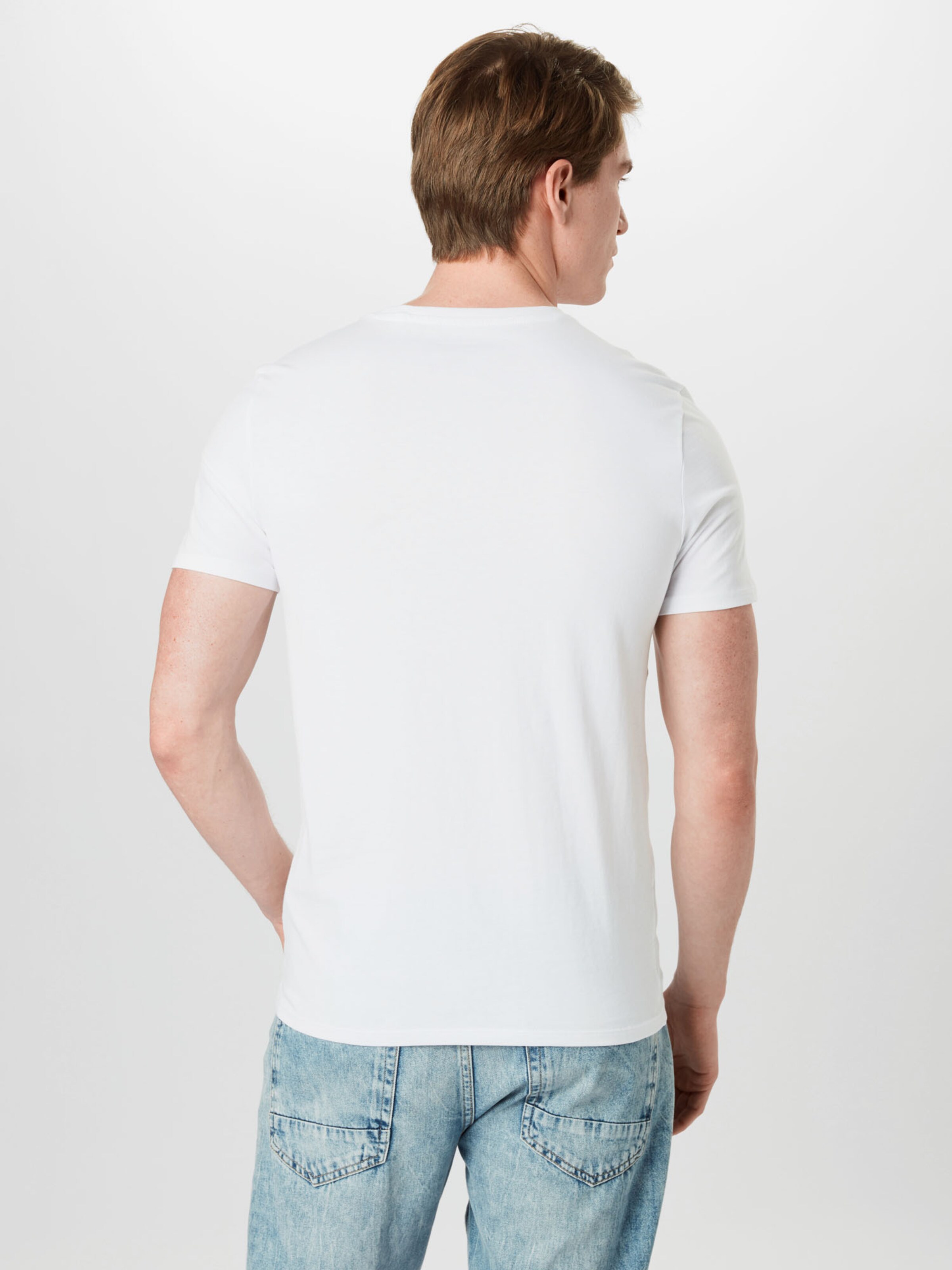 Männer Shirts GUESS T-Shirt in Weiß - UR62569