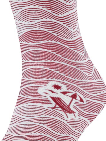FALKE Socks 'Plage' in Red