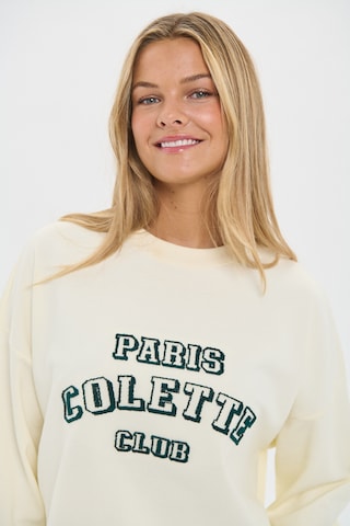 SAINT TROPEZ Sweatshirt 'IdamayeSZ' in White
