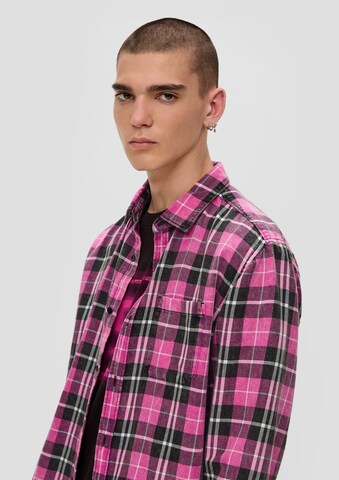 QS Regular Fit Hemd in Pink