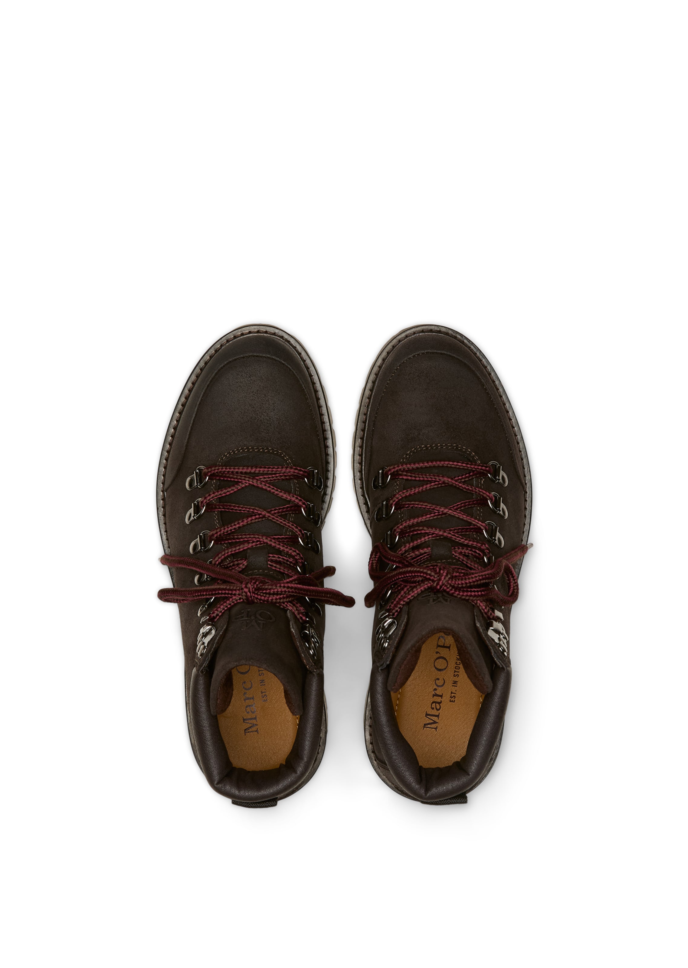 Marc O'Polo Lace-Up Boots in Brown