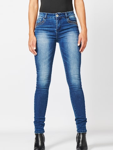 KOROSHI Regular Jeans in Blauw: voorkant