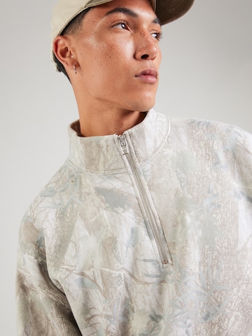 Abercrombie & Fitch Mikina 'ESSENTIAL' - Biela