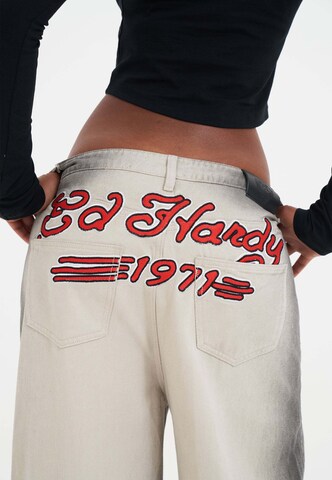 smėlio Ed Hardy Laisvas Džinsai