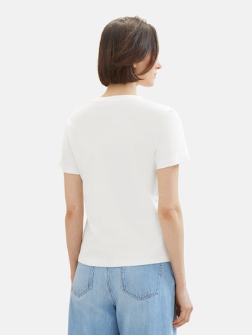 T-shirt TOM TAILOR en blanc