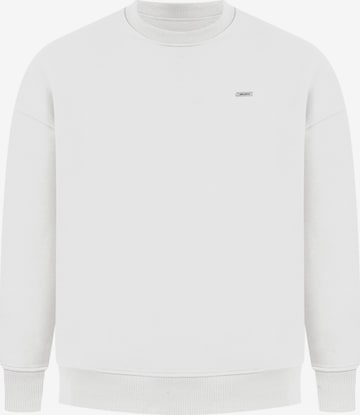 Sweat-shirt 'Riven' Smilodox en blanc : devant