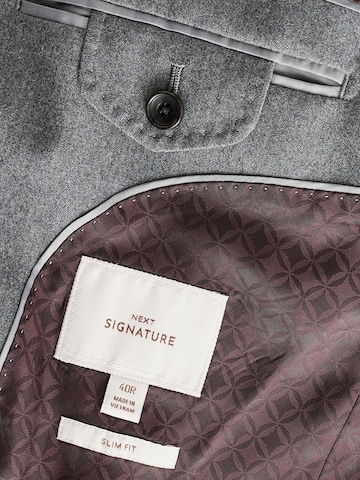 Next Slim Fit Sakko in Grau