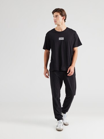 JACK & JONES Házi ruha 'JACSOLID' - fekete: elől