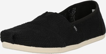 TOMS Espadrilles in Schwarz: predná strana