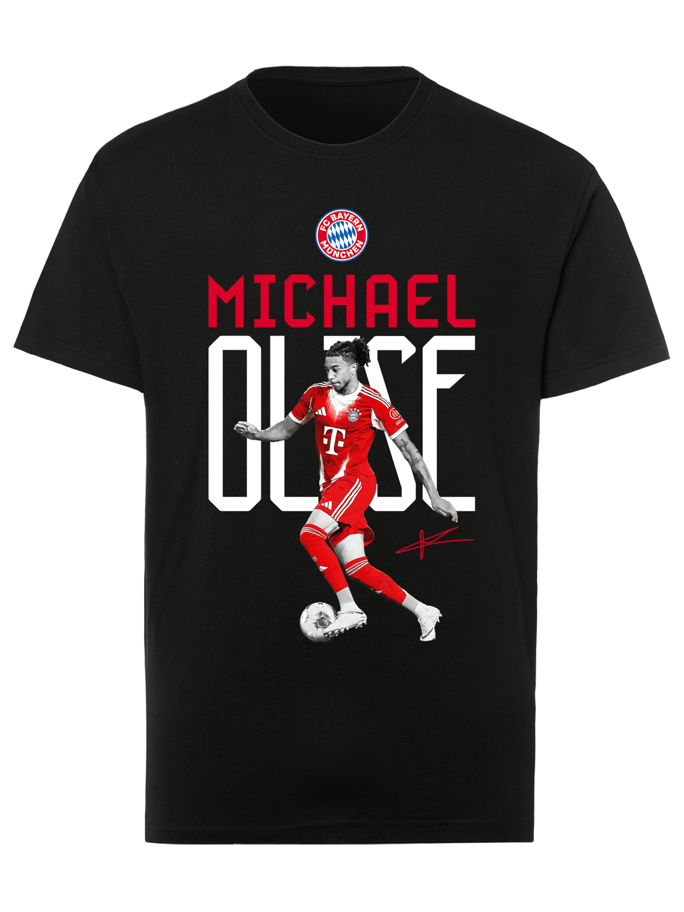 FC BAYERN MÜNCHEN Shirt in Black: front