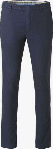 MEYER Chino trousers in Blue: front
