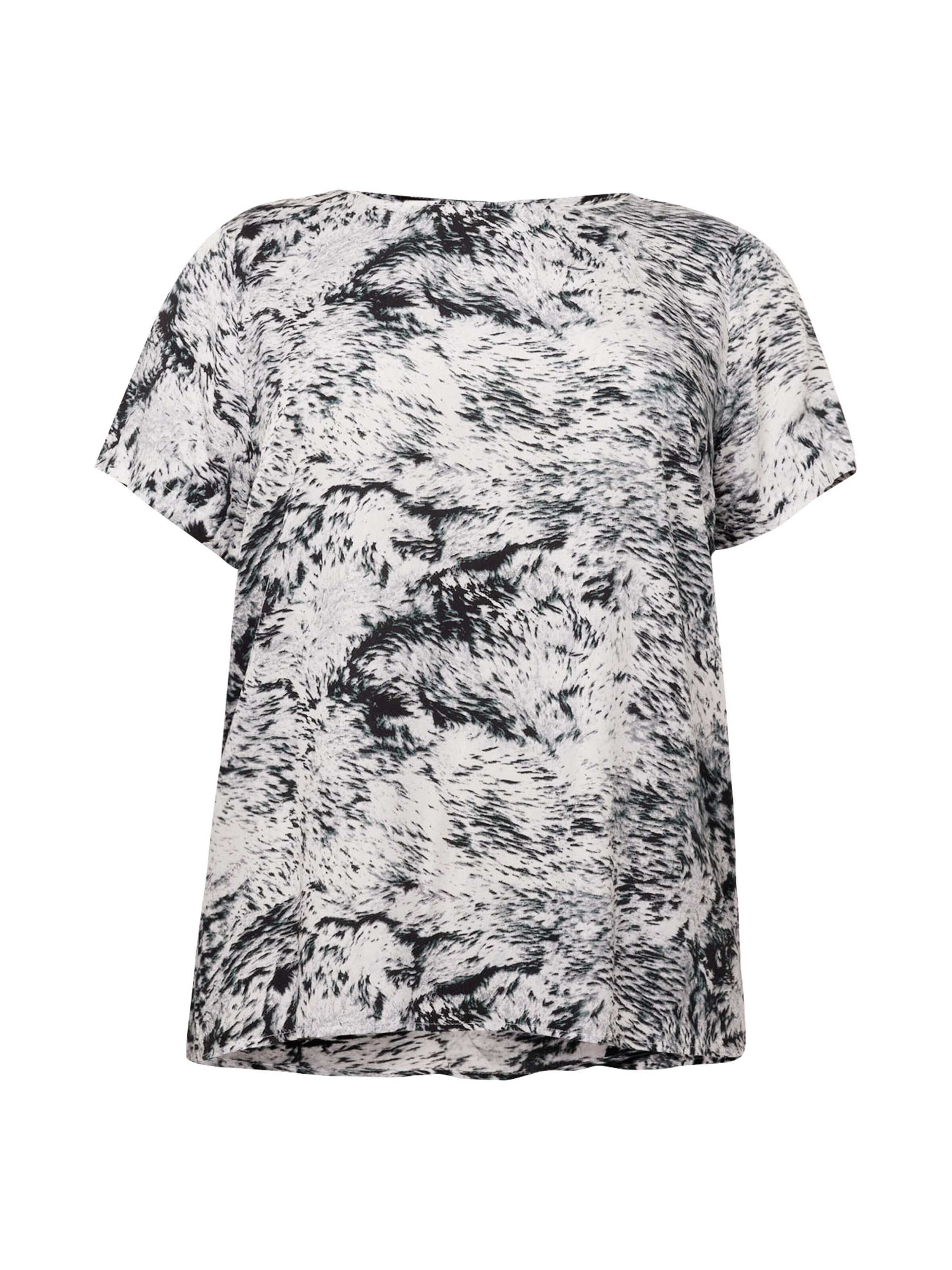 ONLY Carmakoma Bluse 'SNICKA' i sort: forside