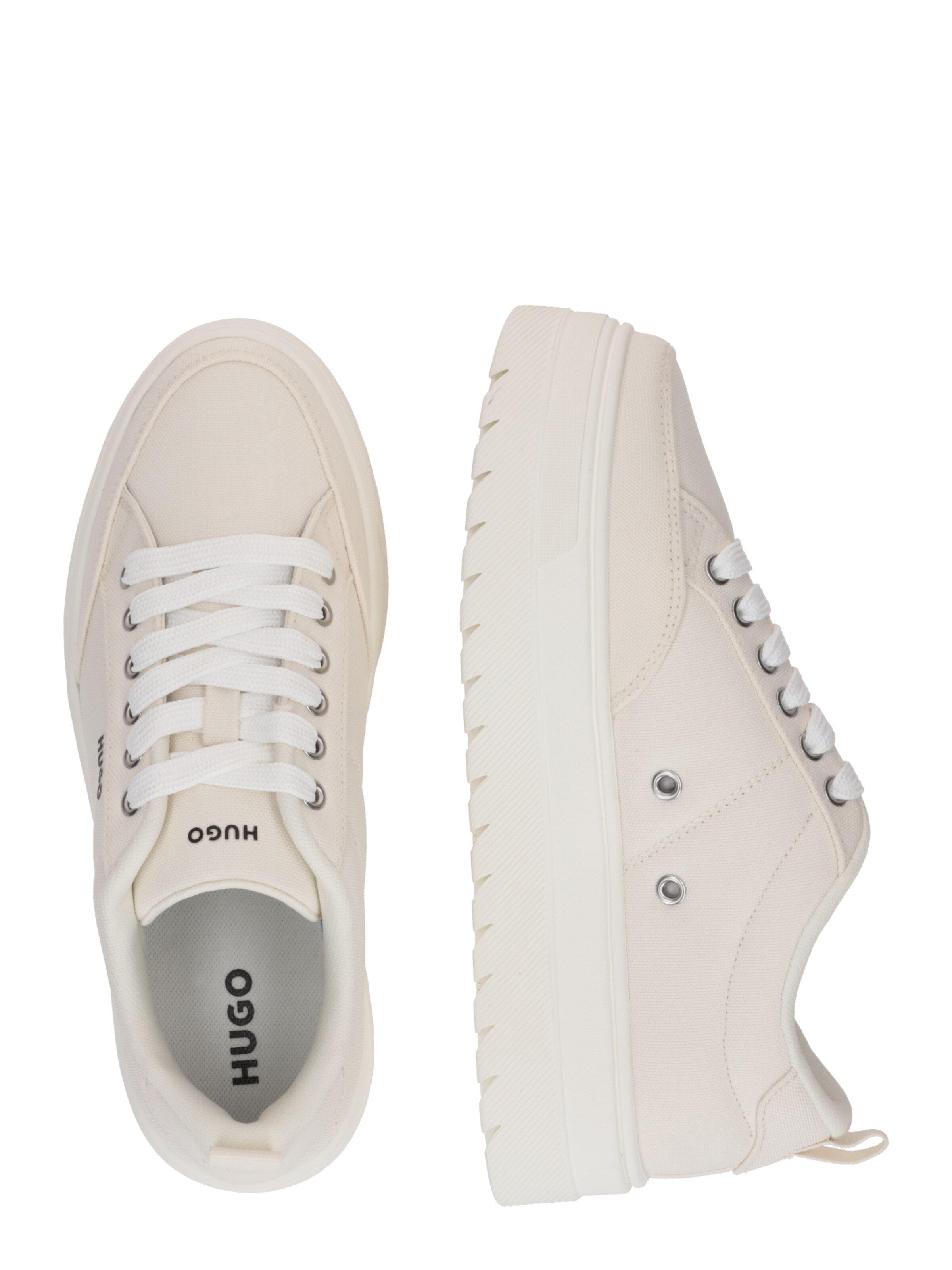 HUGO Låg sneaker 'Lyssa' i vit