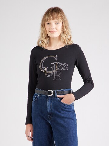 GUESS Shirt in Schwarz: Vorderseite