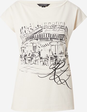 Lauren Ralph Lauren - Camiseta 'GRIETA' en blanco: frente