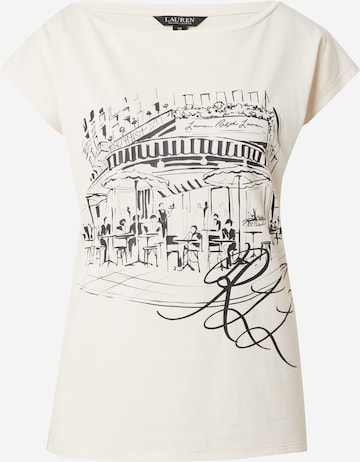 T-shirt 'GRIETA' Lauren Ralph Lauren en blanc : devant