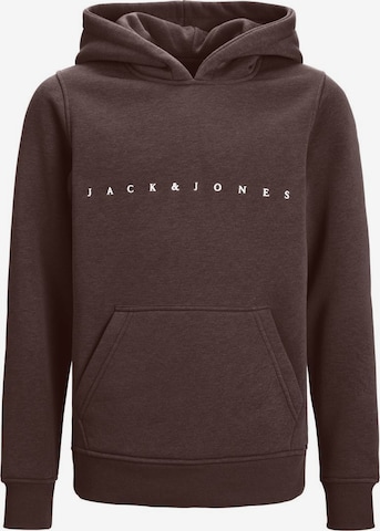 JACK & JONES Sweatshirt in Bruin: voorkant