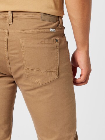 Coupe slim Pantalon chino 'Twister' BLEND en marron