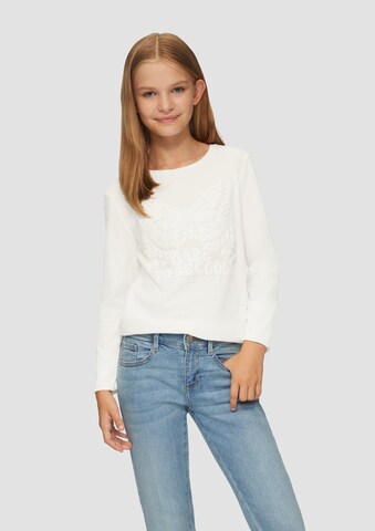s.Oliver Shirt in Beige: voorkant
