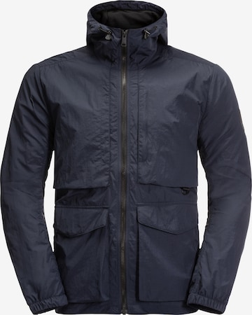 Veste outdoor JACK WOLFSKIN en bleu : devant