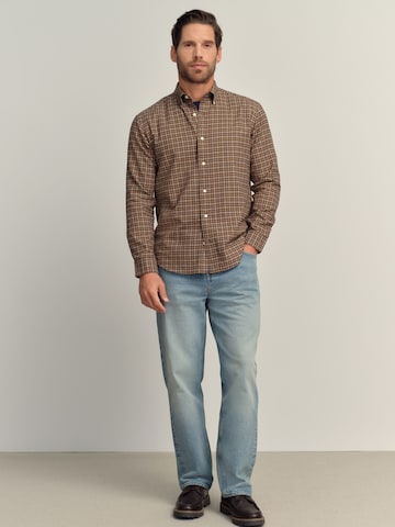 Regular fit Camicia di Next in marrone