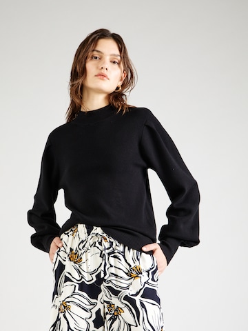 Pull-over 'Fonny' Y.A.S en noir : devant