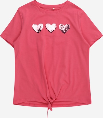 NAME IT T-Shirt 'DO STAR' in Pink: predná strana
