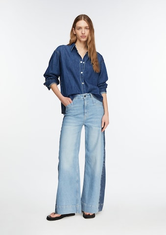 COMMA Wide leg Jeans in Blue: front