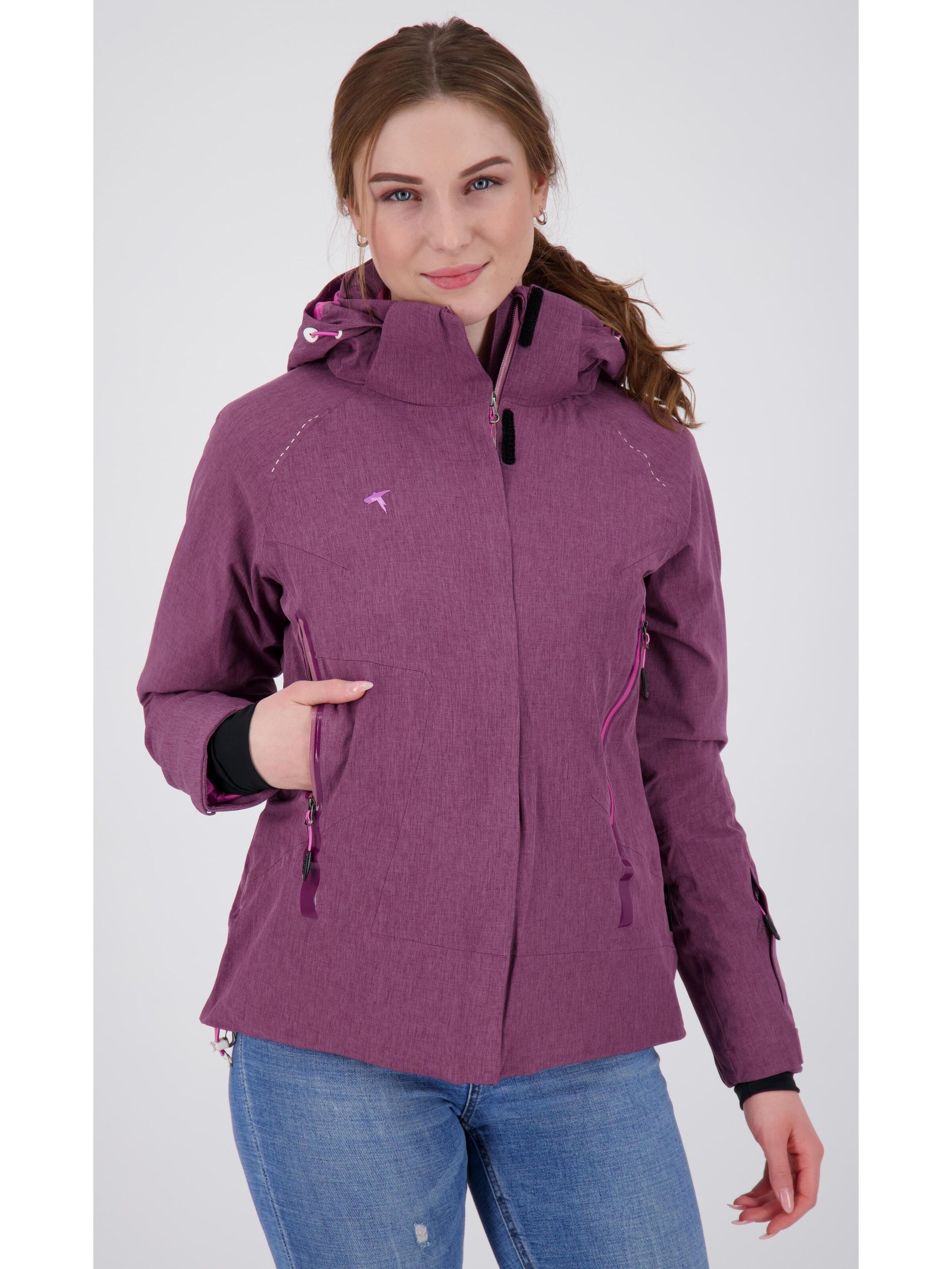 deproc Winterjacke 'CALGARY WINTER WMN'‌‌‌ in XS in beere, Produktansicht