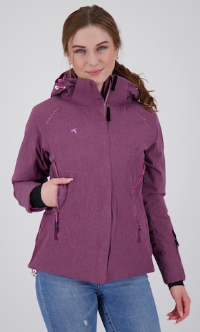 deproc Winterjacke 'CALGARY WINTER WMN' in Lila: Vorderseite