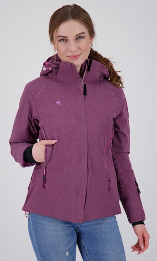 deproc Winterjacke 'CALGARY WINTER WMN' in XS in beere, Produktansicht