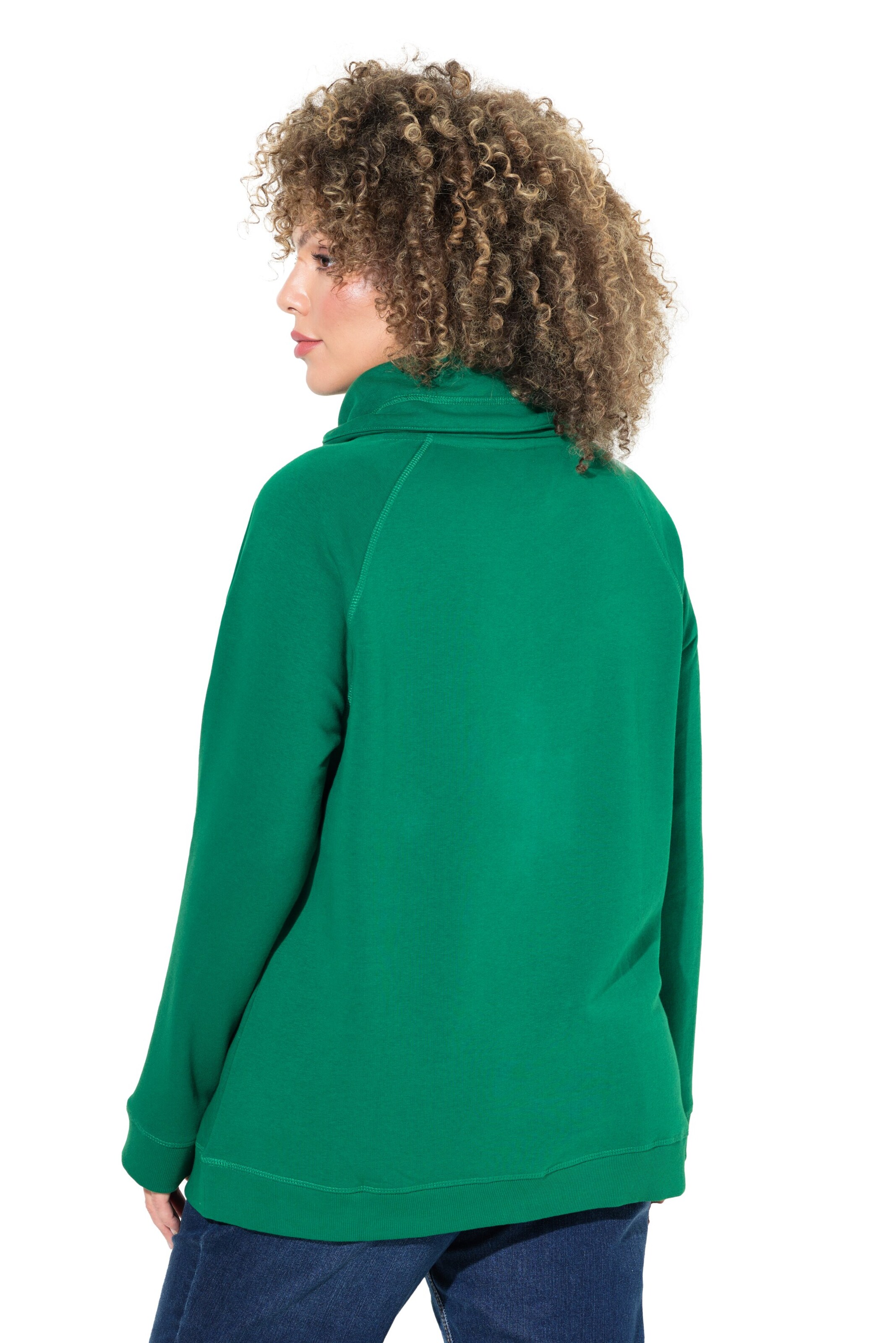 Ulla Popken Sweatshirt in Grün