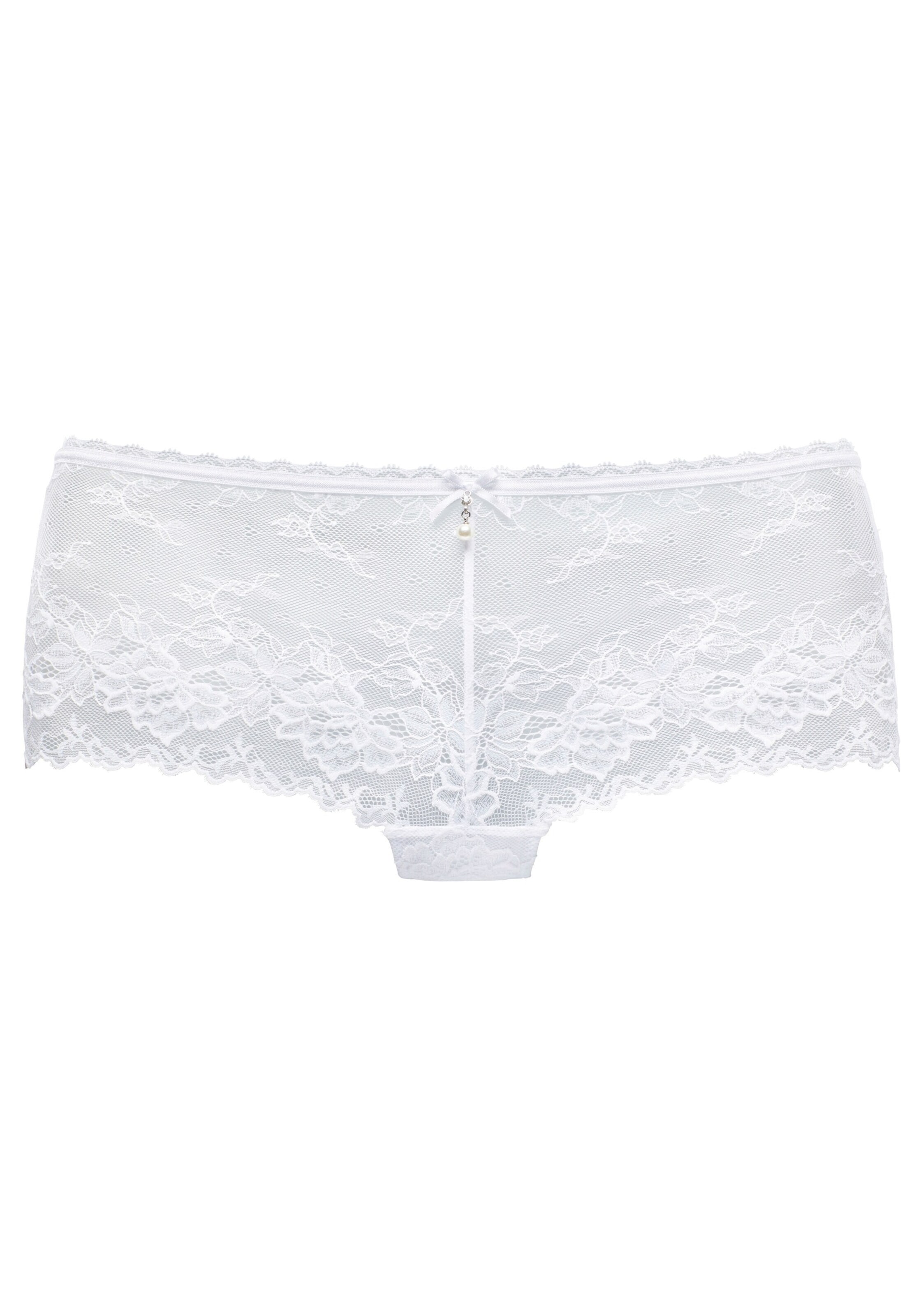 LASCANA Boyshorts in White: front