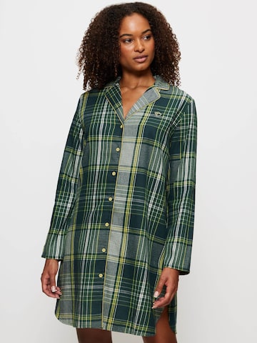 TRIUMPH - Camisola de pijama ' Boyfriend ' em verde: frente
