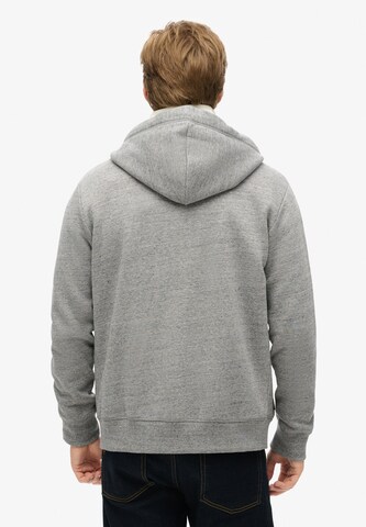 Superdry - Sudadera con cremallera 'ESSENTIAL' en gris