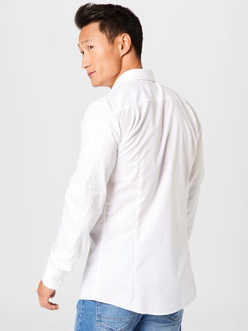 HUGO Red Slim fit Button Up Shirt 'Elisha' in White