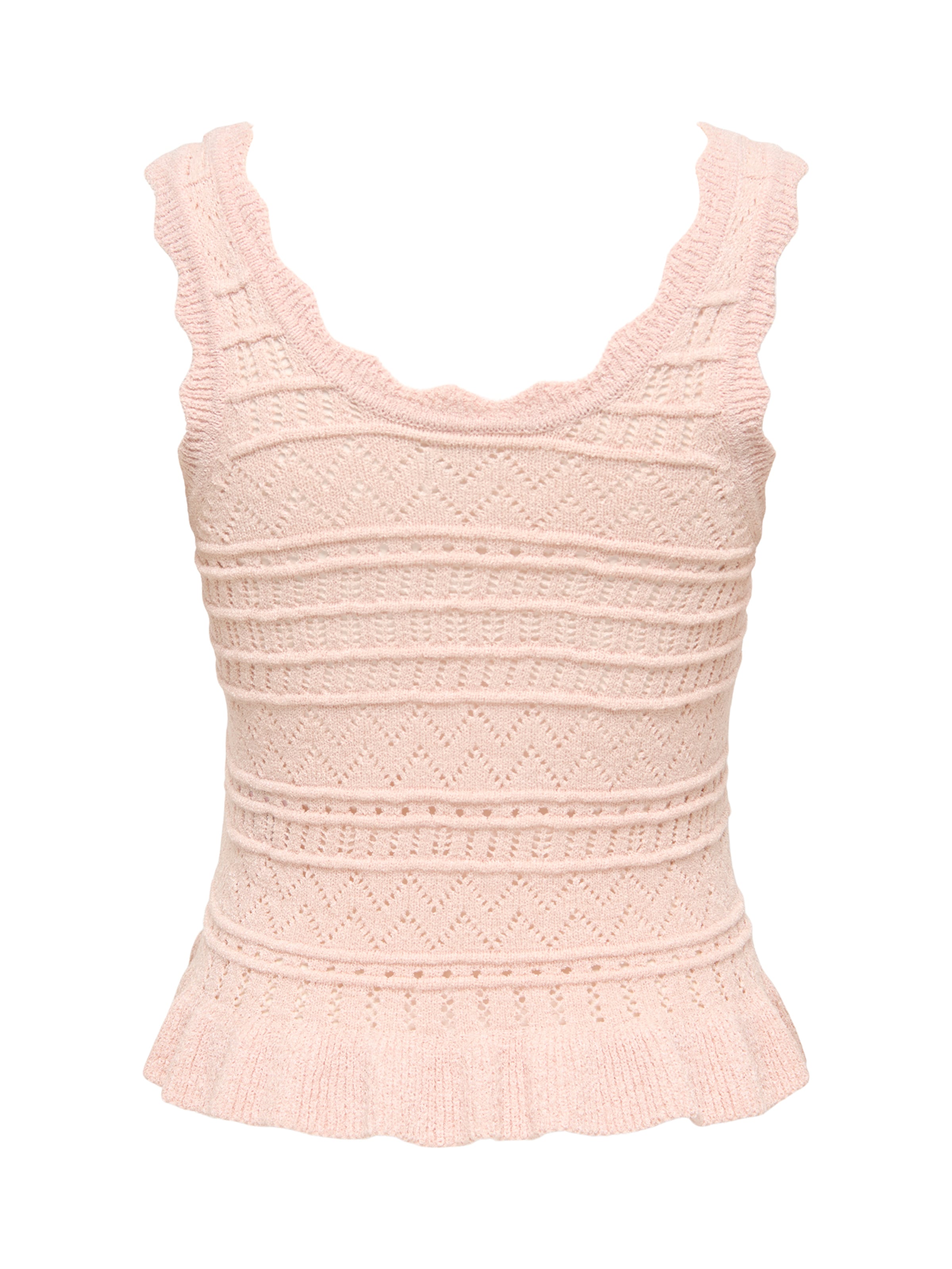 ONLY Gebreide top 'ONLSunny' in Oranje