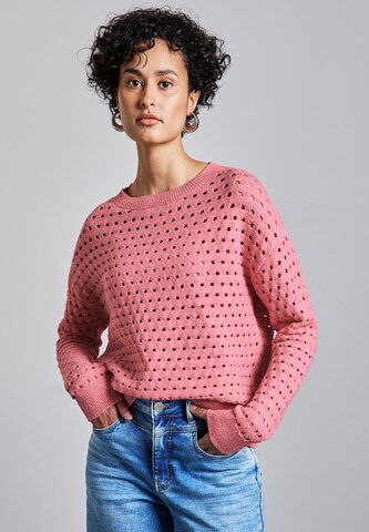 STREET ONE Sweater in Pink: front