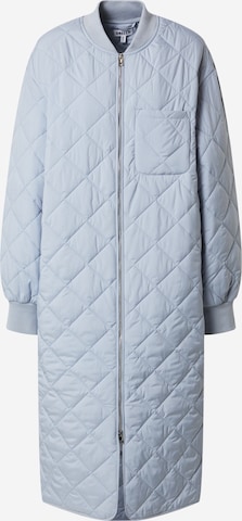 EDITED Between-seasons coat 'Juno' in Blue: front