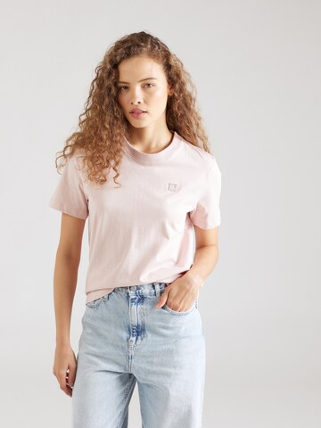 Calvin Klein Jeans Póló - rózsaszín: elől