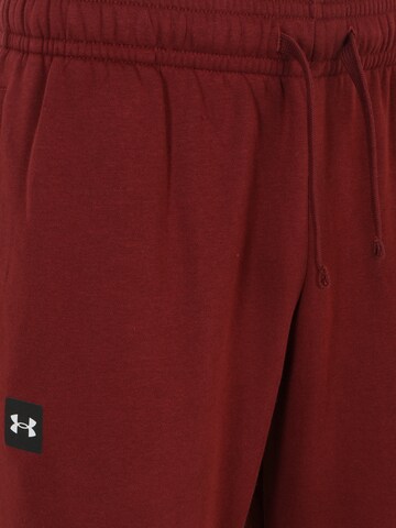 UNDER ARMOUR Конический (Tapered) Спортивные штаны 'Rival' в Красный